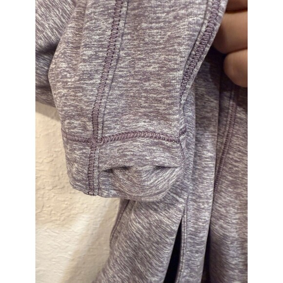 Lululemon Rulu Rally Wrap Jacket Heathered Graphite Purple Rulu Soft Size 8 - Picture 5 of 6